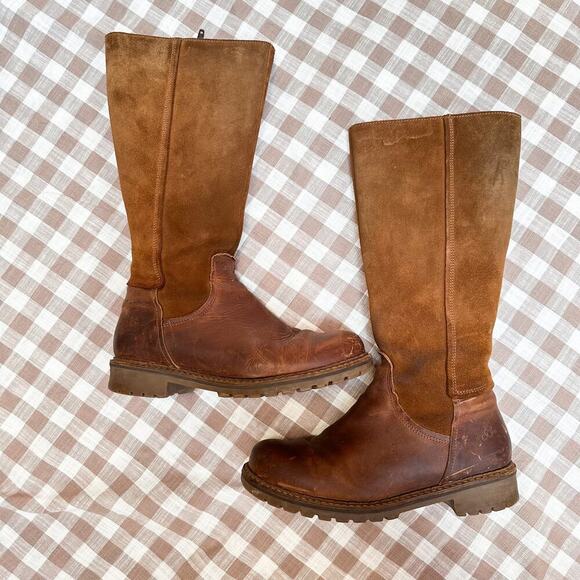 Bos. & Co. Hudson Waterproof Boot in Cognac / Redwood Gobi / Suede - Picture 3 of 16